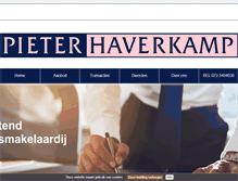 Tablet Screenshot of pieterhaverkamp.nl